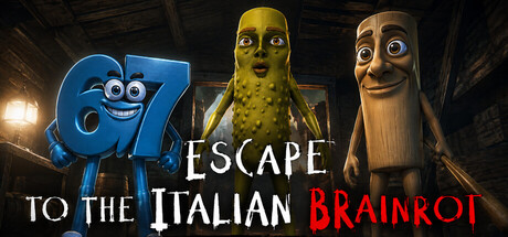 Escape to the Italian brainrot — Steam header
