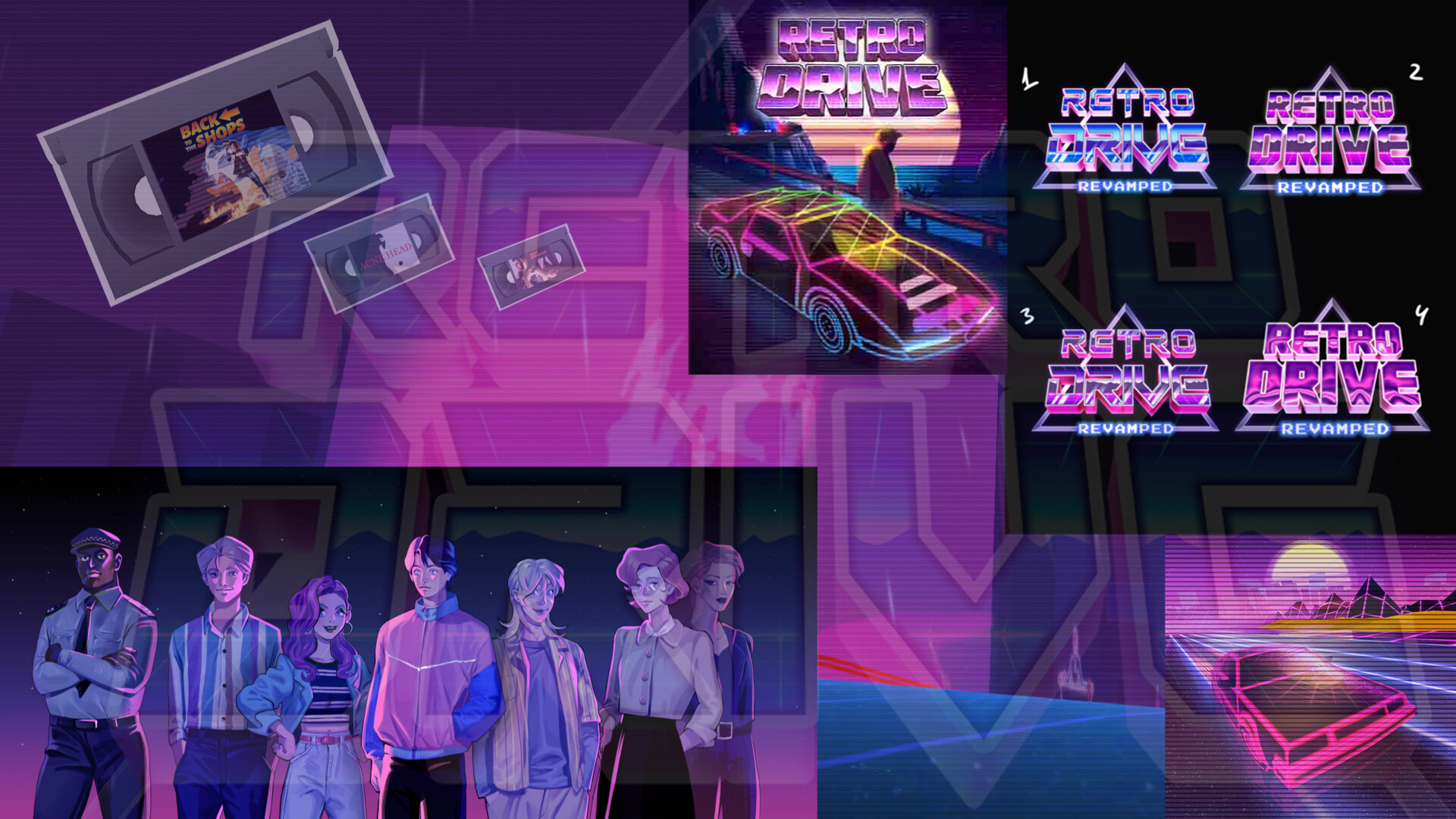 Retro Drive: Cinematic Pack screenshot 1