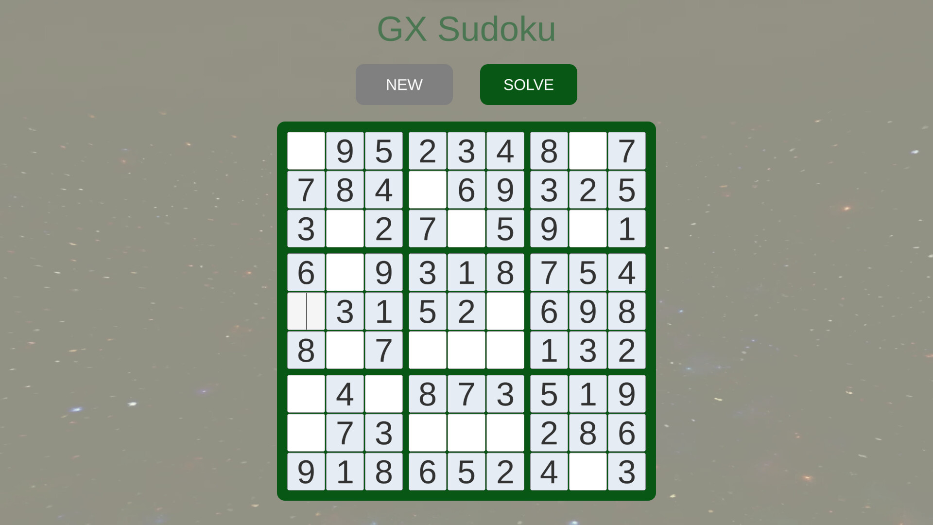 GX  Sudoku screenshot 5