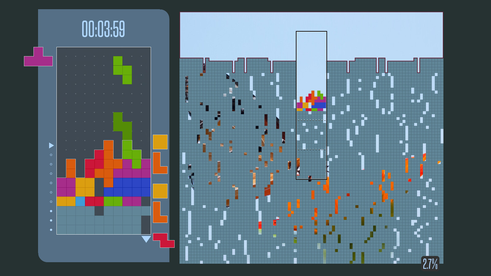 Block Breakin' Logic Downstacker screenshot 3