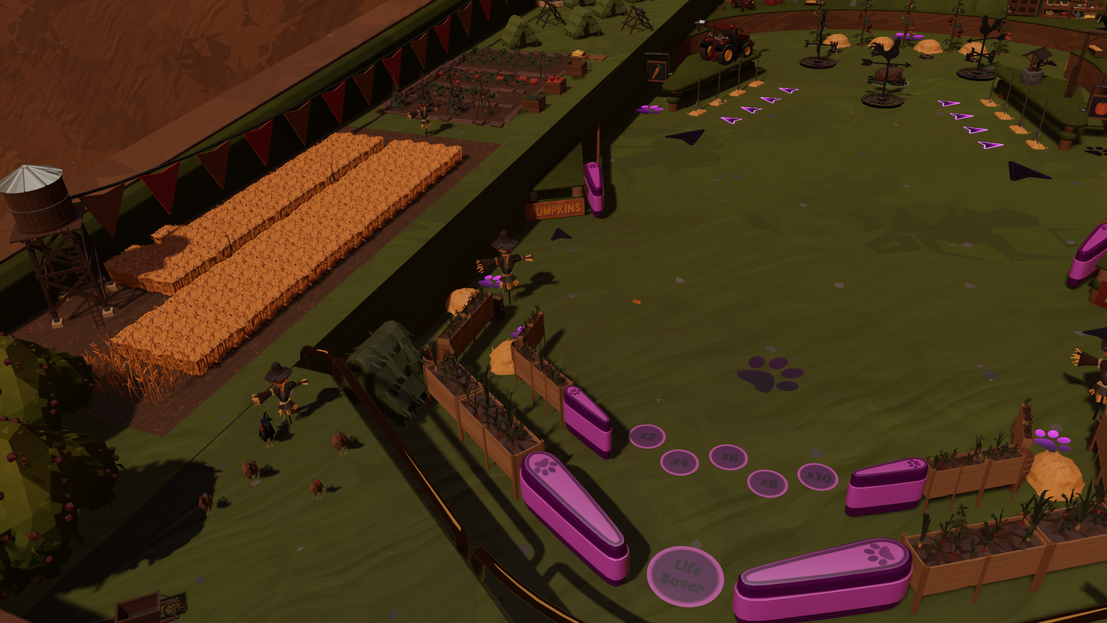 Roxy Raccoon's Pinball Panic - Thanksgiving Throwdown screenshot 3