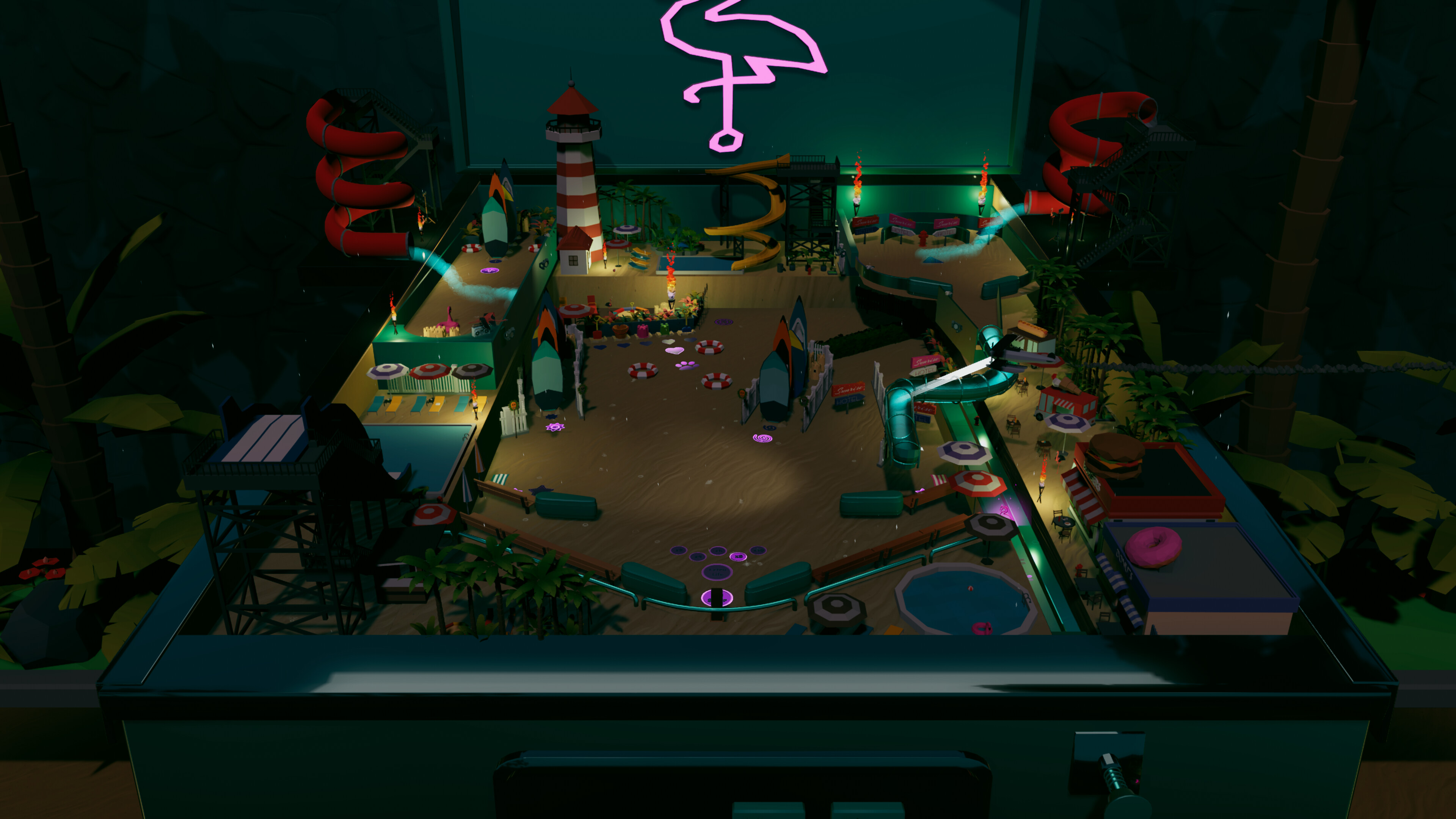 Roxy Raccoon's Pinball Panic - Tropical Treats screenshot 9