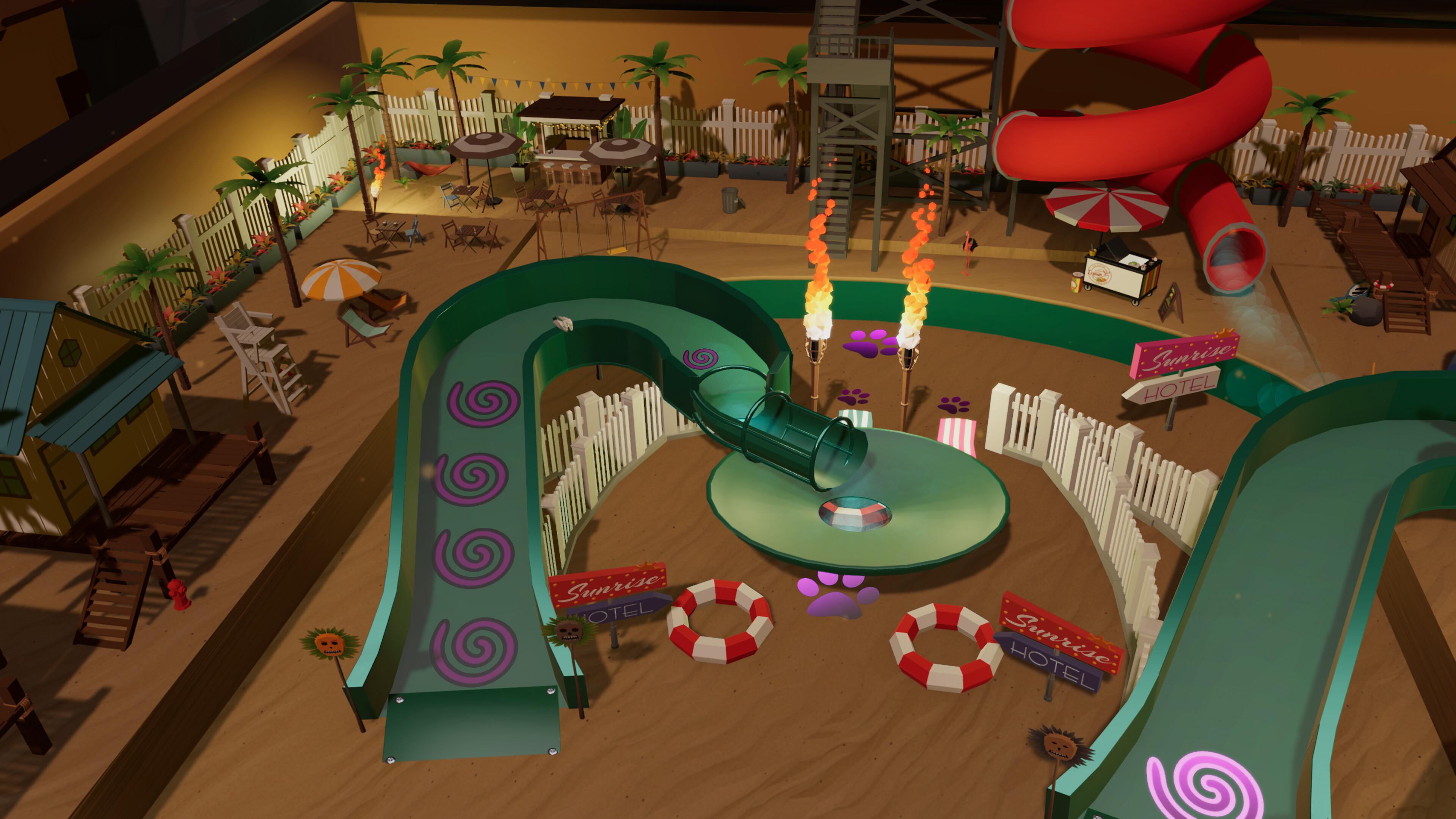 Roxy Raccoon's Pinball Panic - Tropical Treats screenshot 4