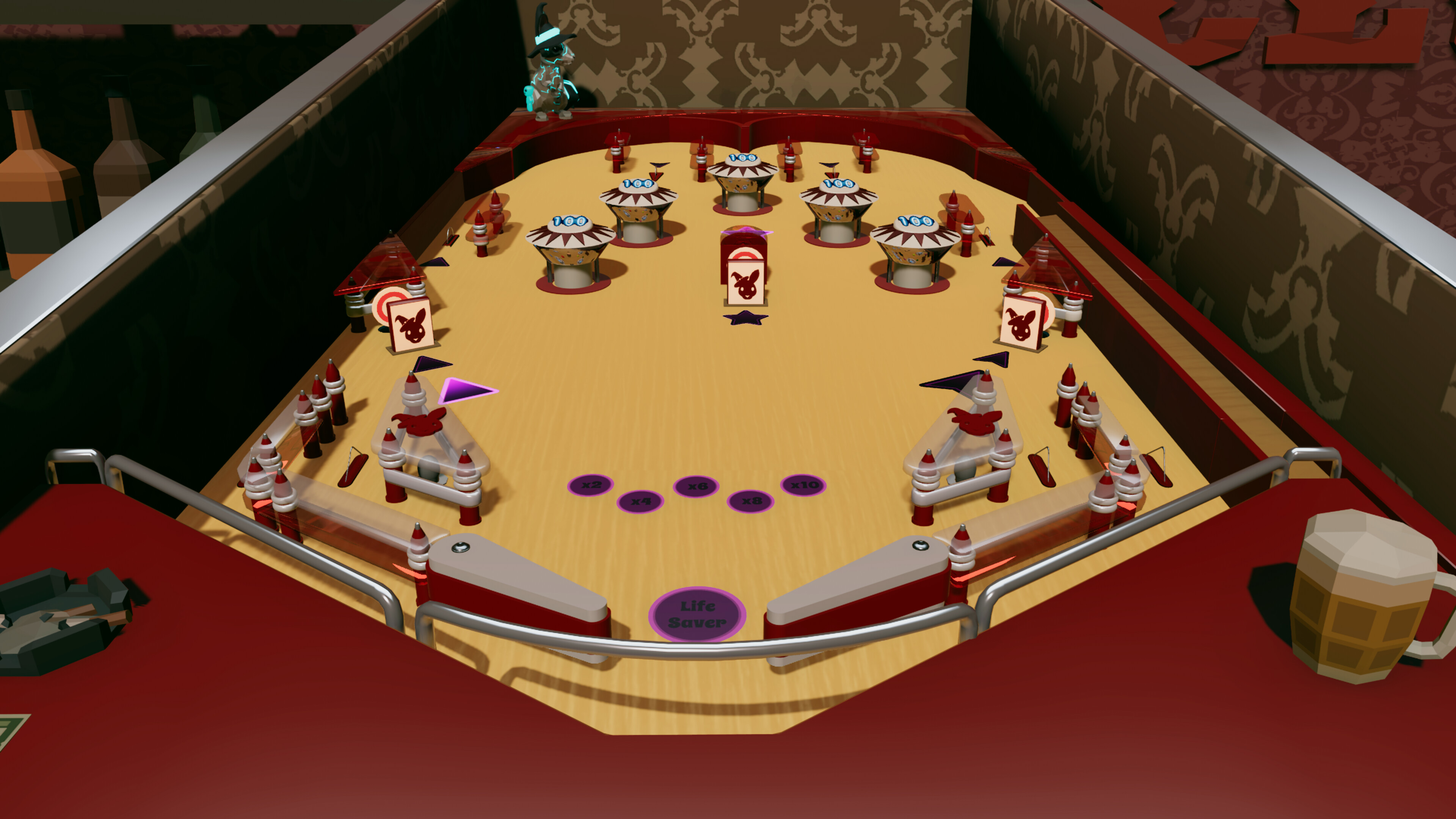 Roxy Raccoon's Pinball Panic - Retro Revival screenshot 1