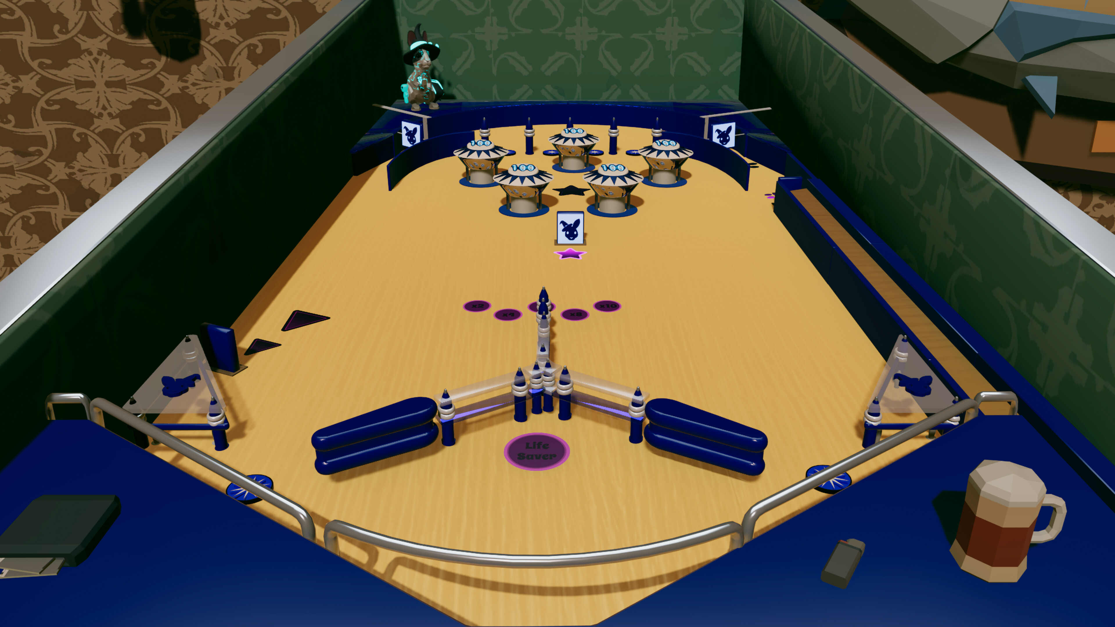 Roxy Raccoon's Pinball Panic - Retro Revival screenshot 3