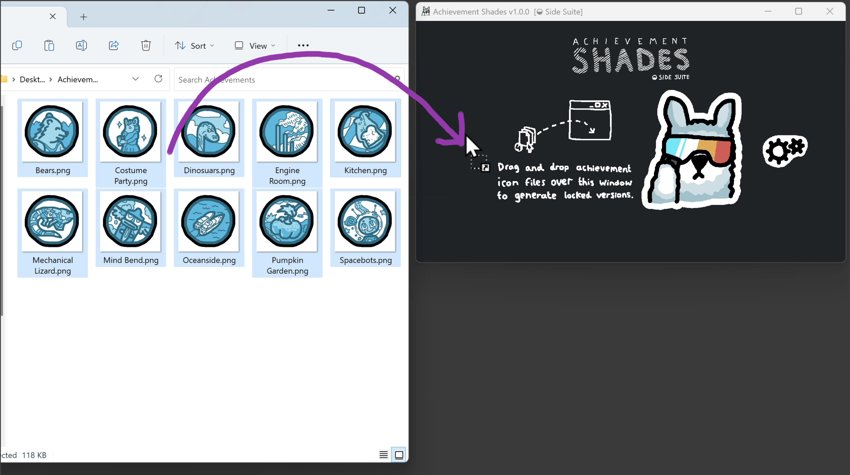 ◒ Achievement Shades screenshot 1