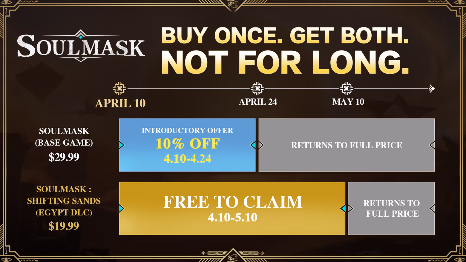 Soulmask launch deal — buy once, get both, not for long