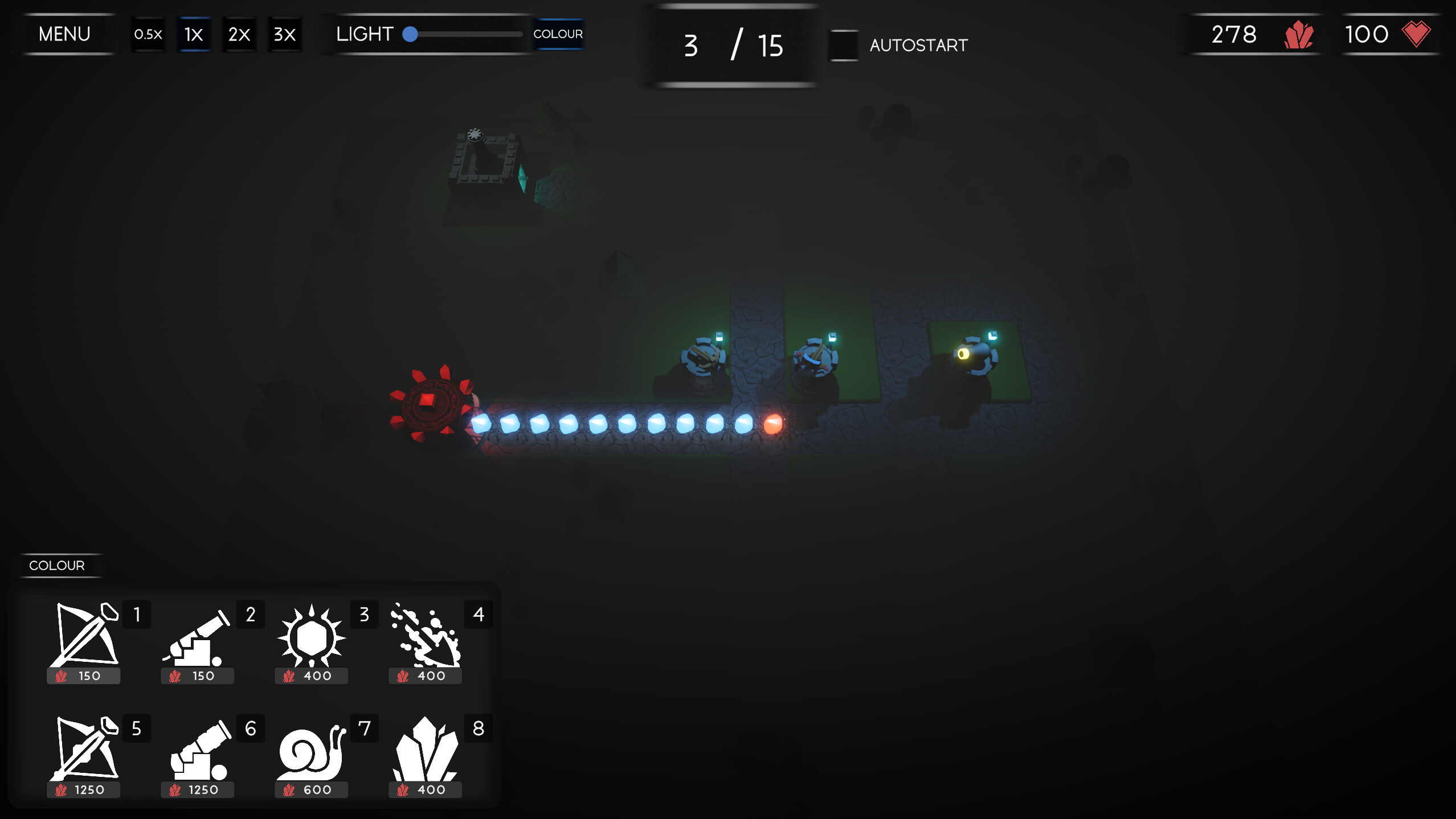 Dark Gem Tower Defense screenshot 2