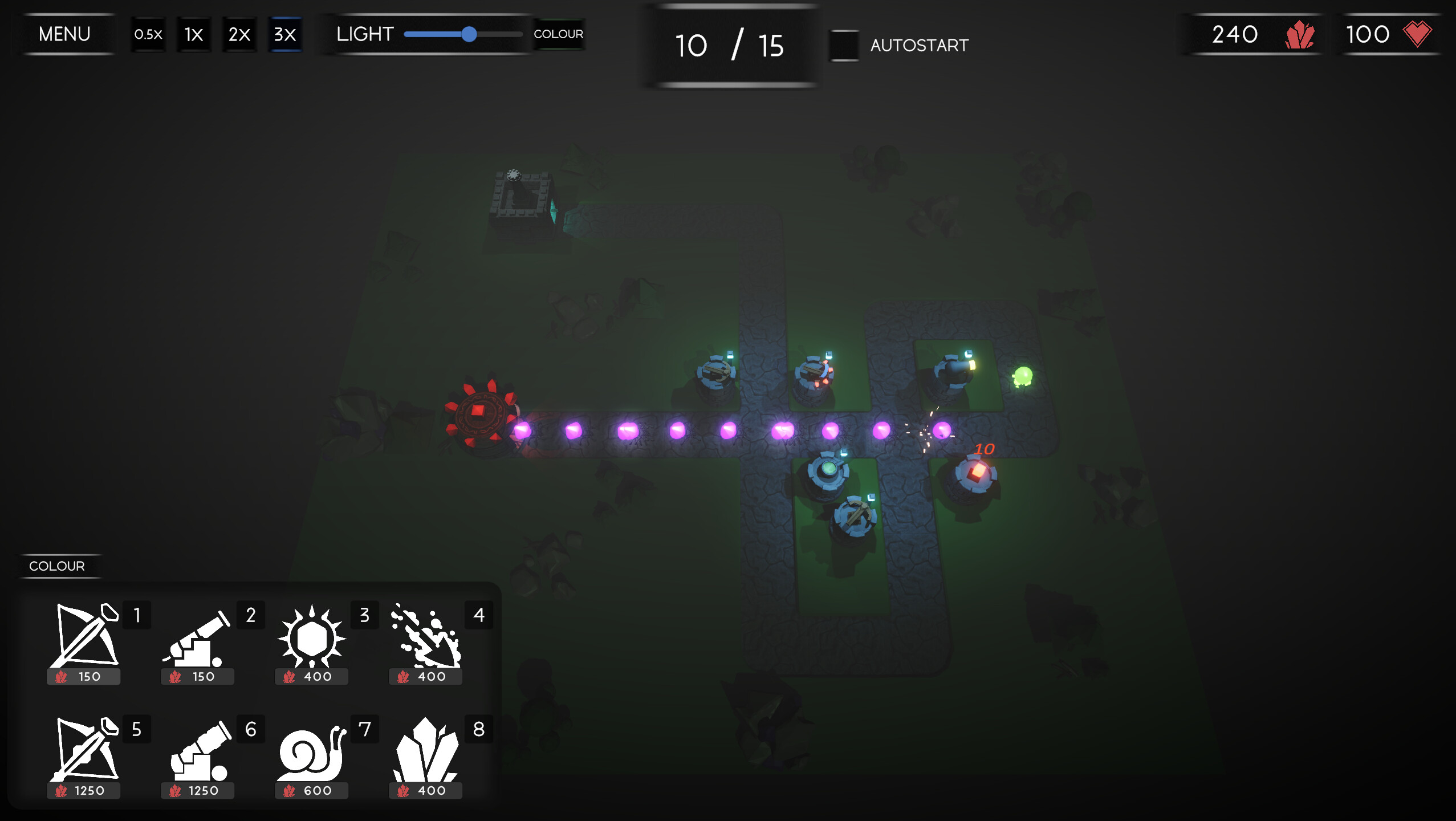 Dark Gem Tower Defense screenshot 3
