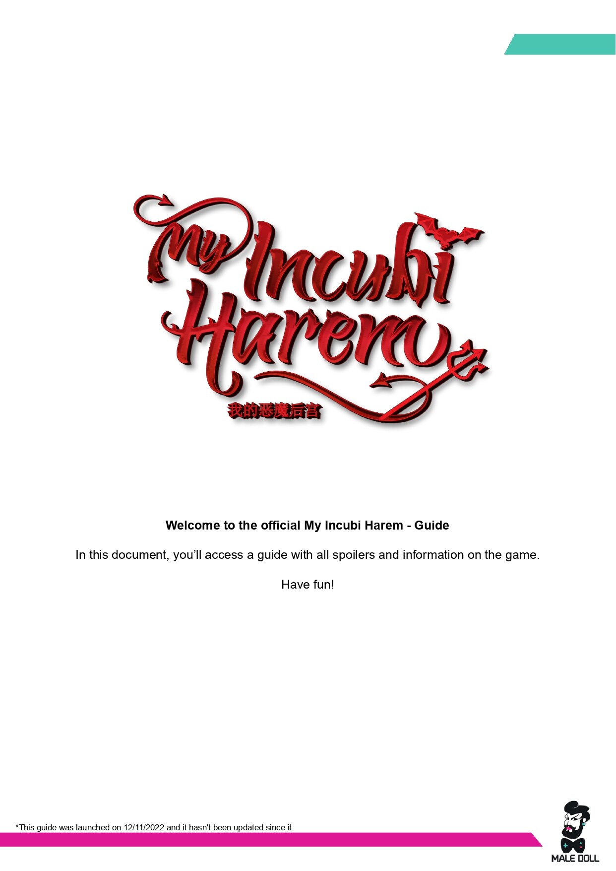 My Incubi Harem - Guide screenshot 1