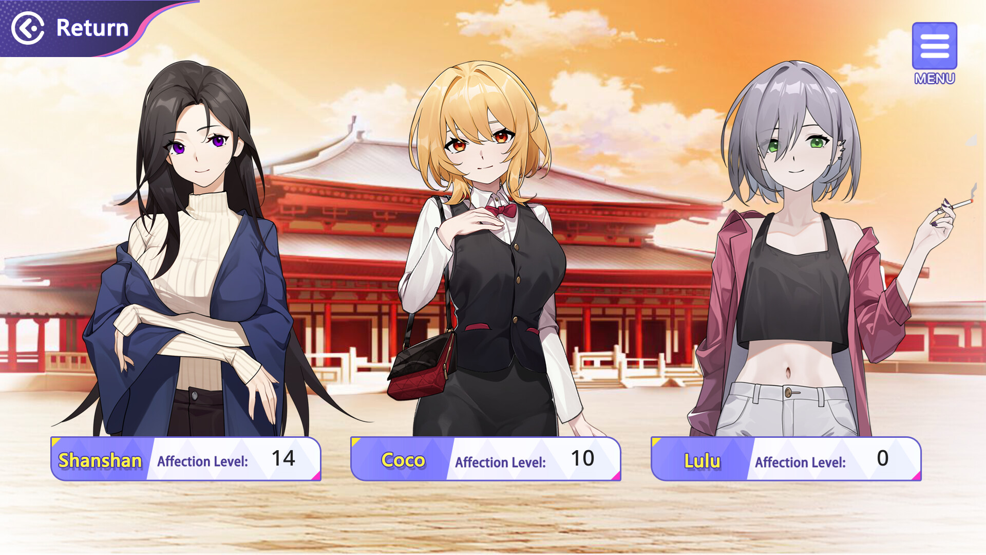 Travel through the adult game and build a harem screenshot 2