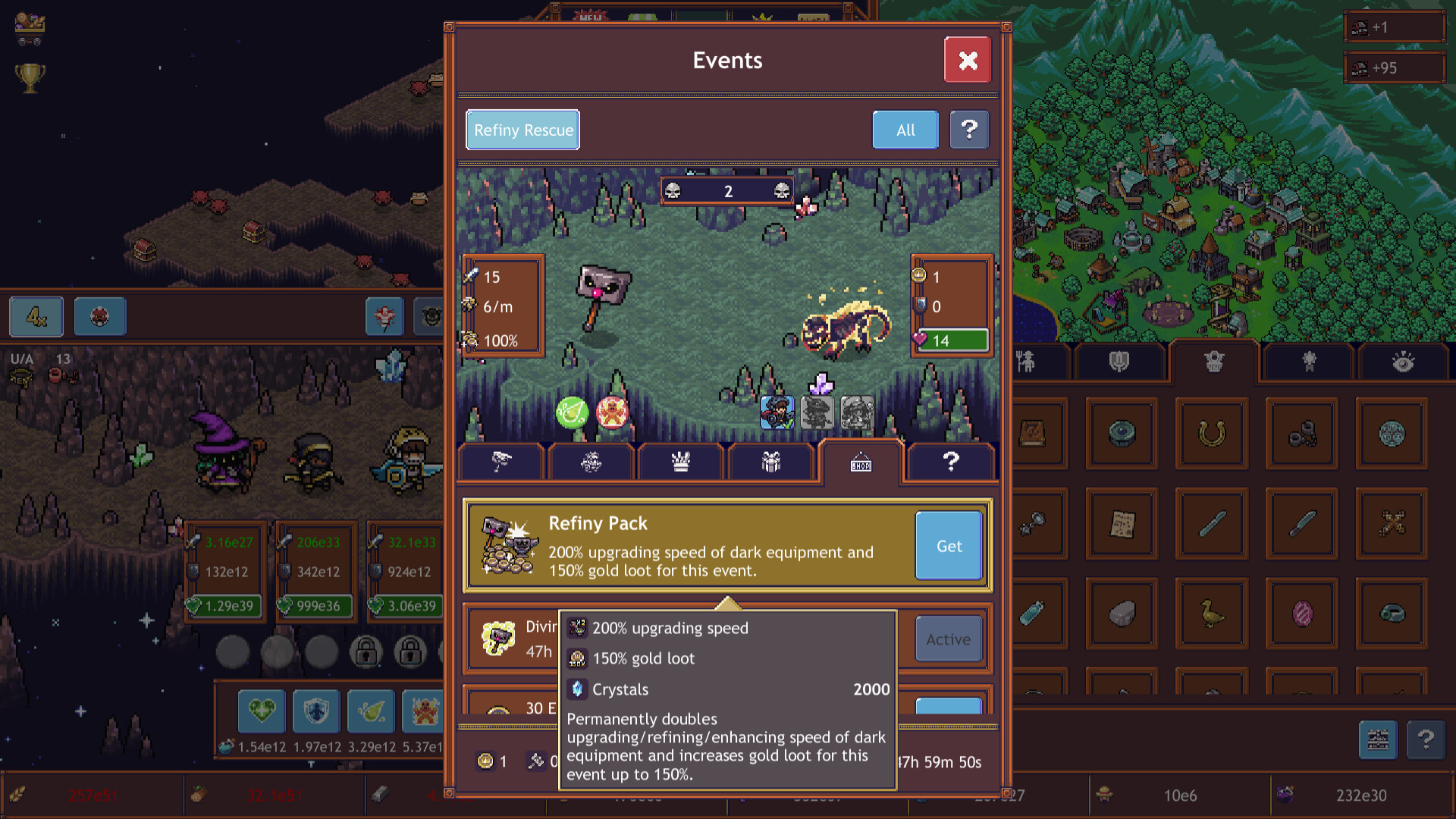 Cave Heroes - Refiny Pack screenshot 1