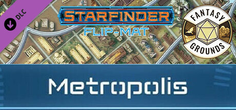 Fantasy Grounds - Starfinder RPG - Starfinder Flip-Mat - Metropolis