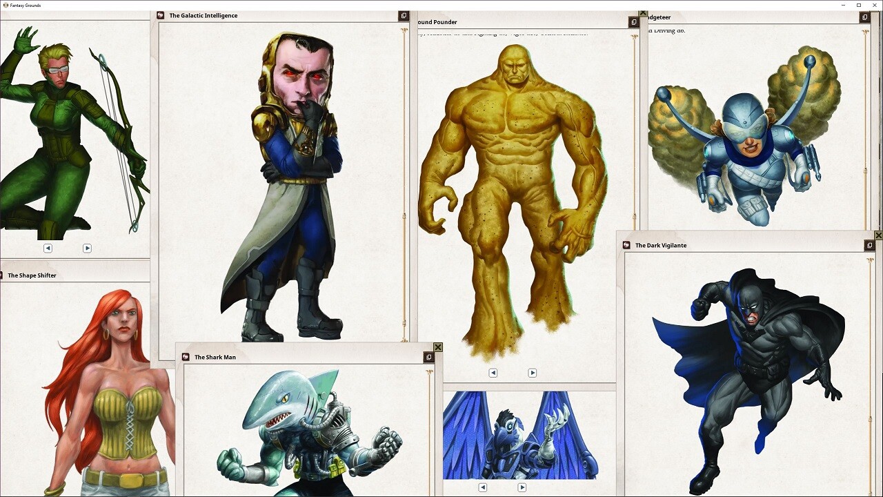 Fantasy Grounds - Necessary Evil Archetype Cards screenshot 5