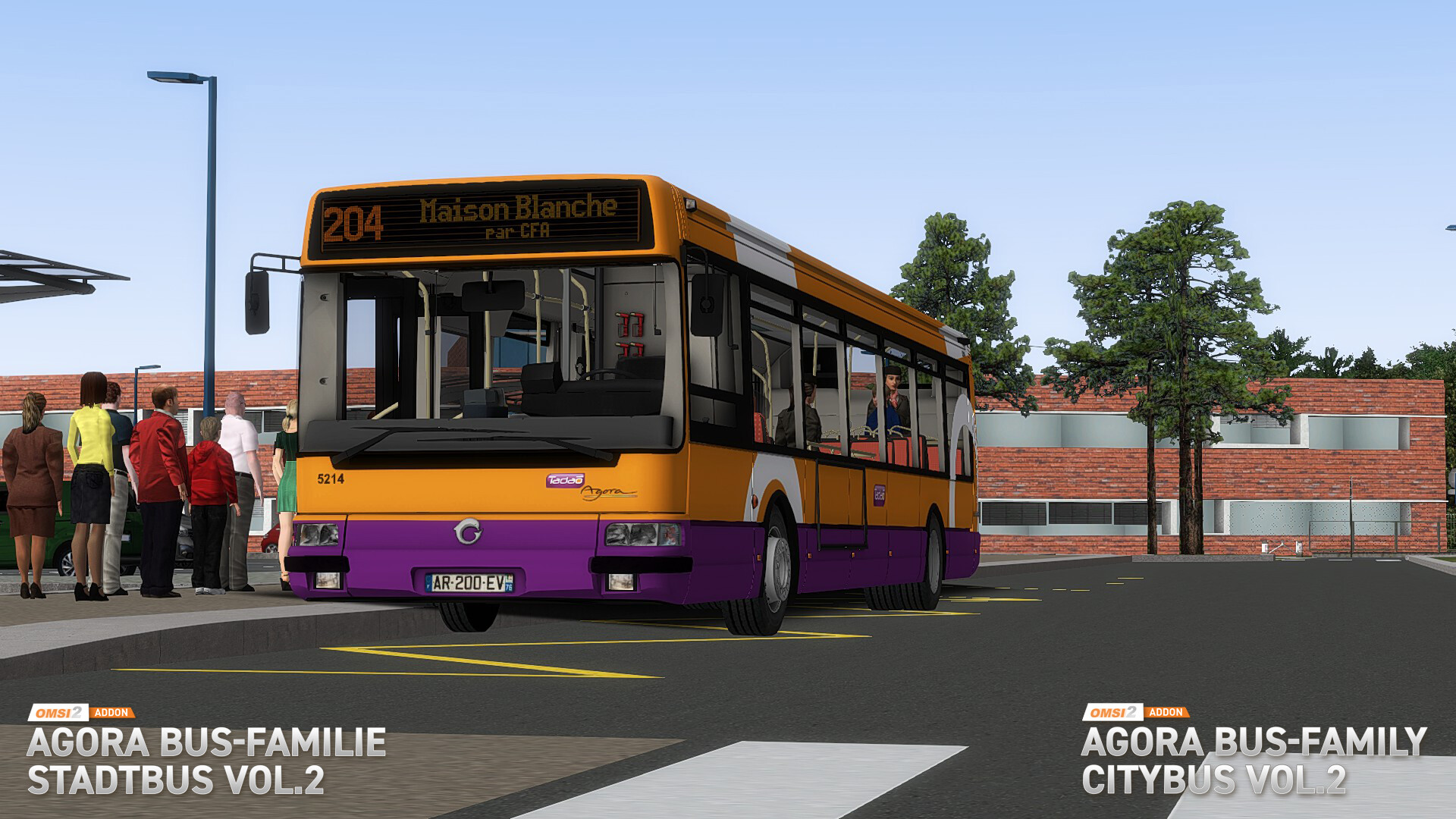 OMSI 2 Add-on Agora Bus-Familie Stadtbus Vol. 2 screenshot 1