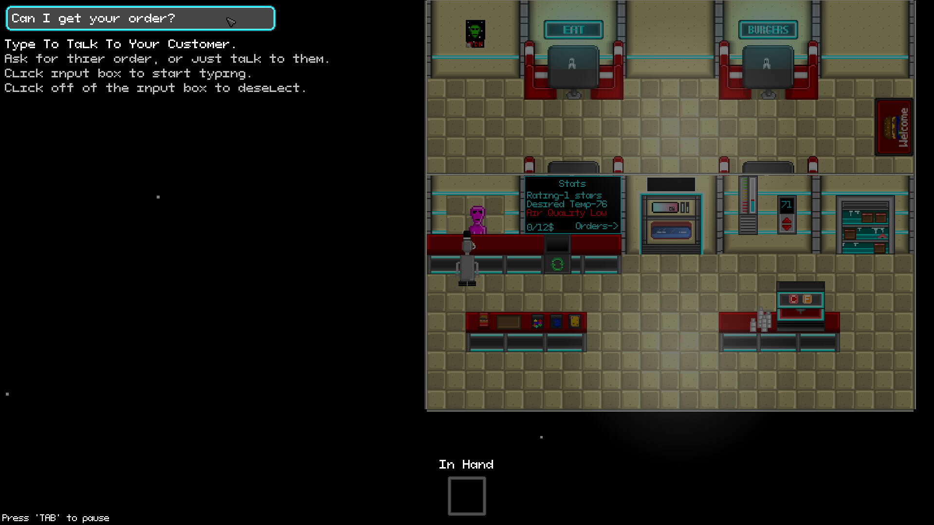 Alien Cafe screenshot 3