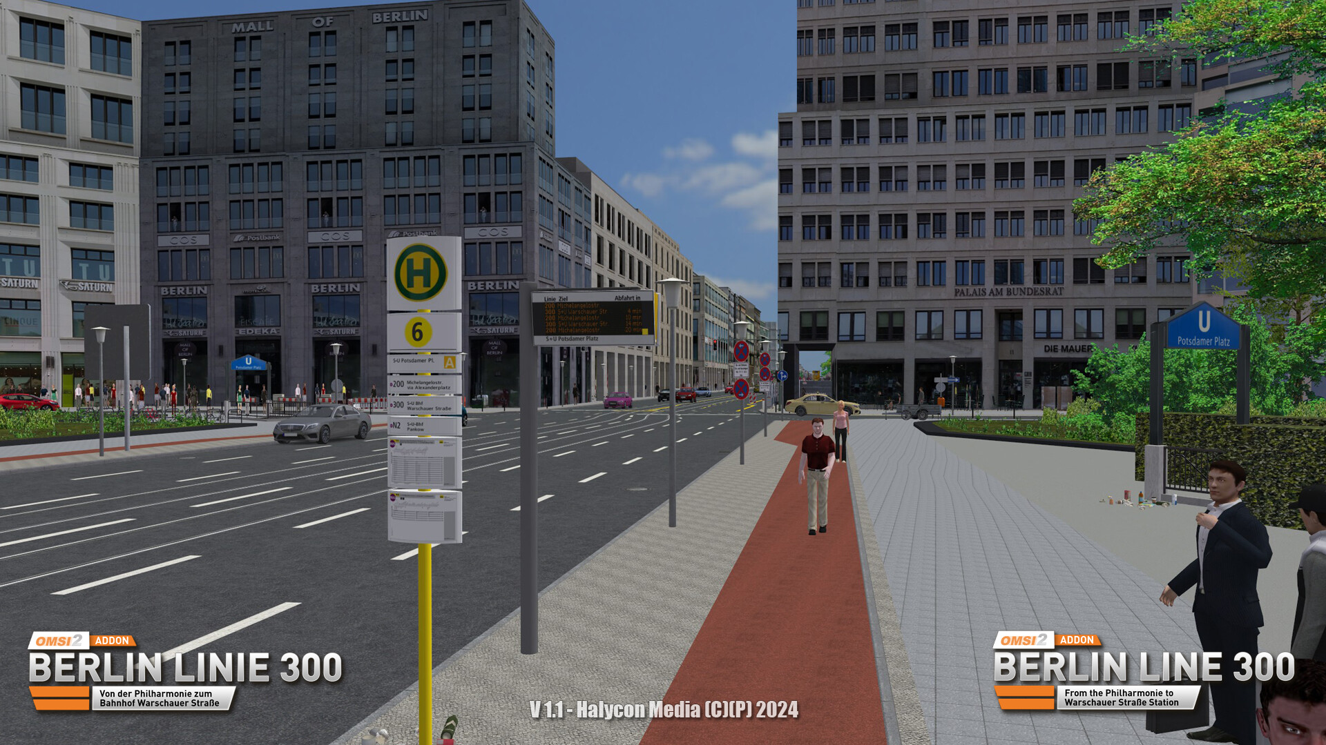OMSI 2 Add-on Berlin Linie 300 screenshot 11