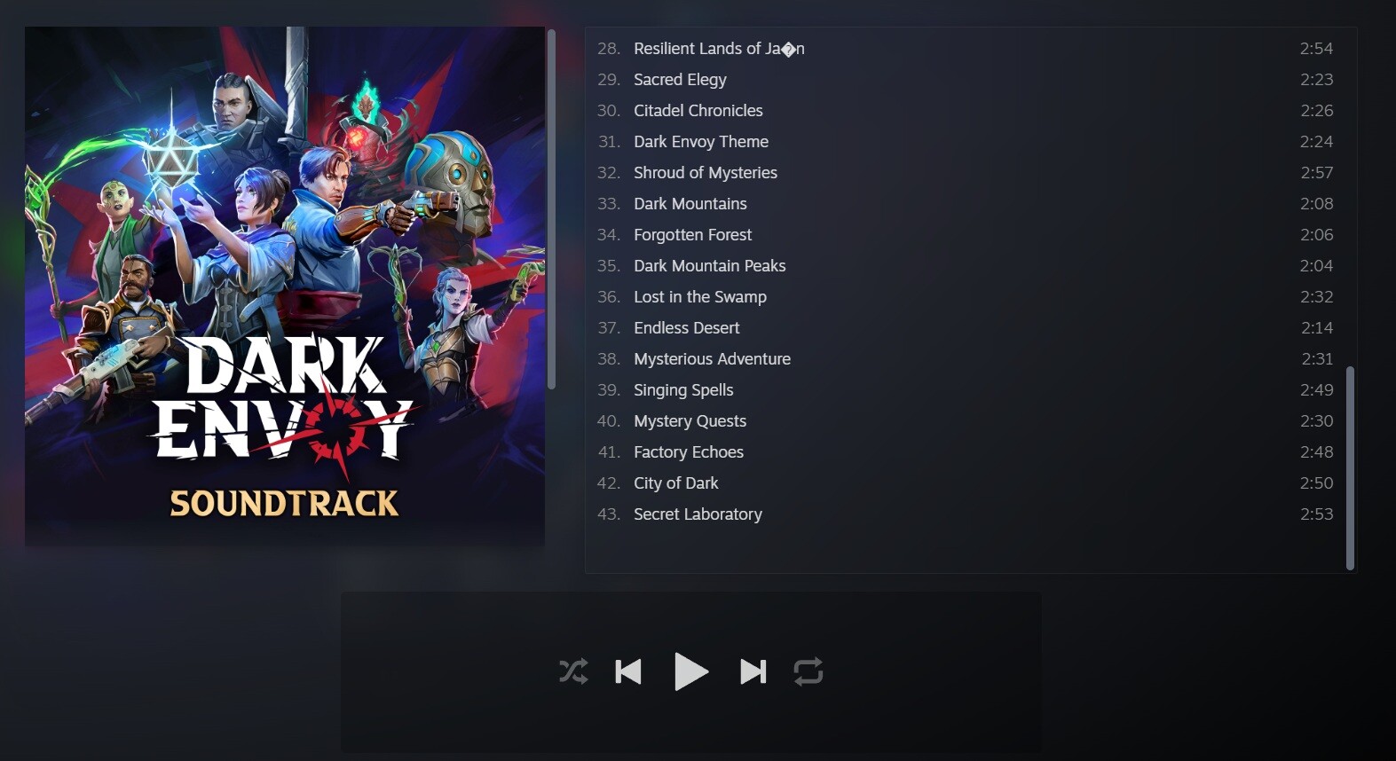 Dark Envoy Soundtrack screenshot 3