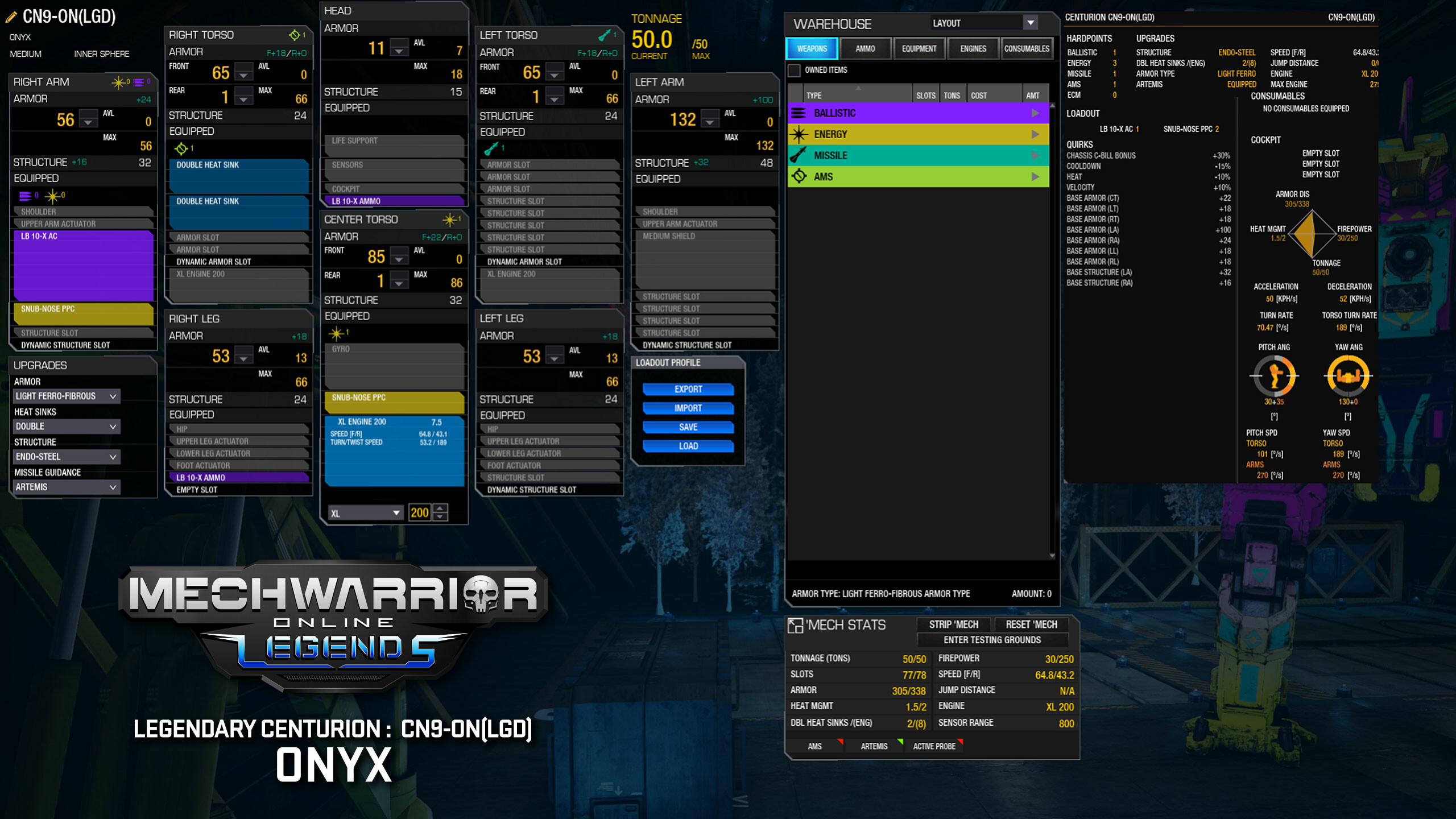MechWarrior Online™ - Onyx Legendary Mech Pack screenshot 3