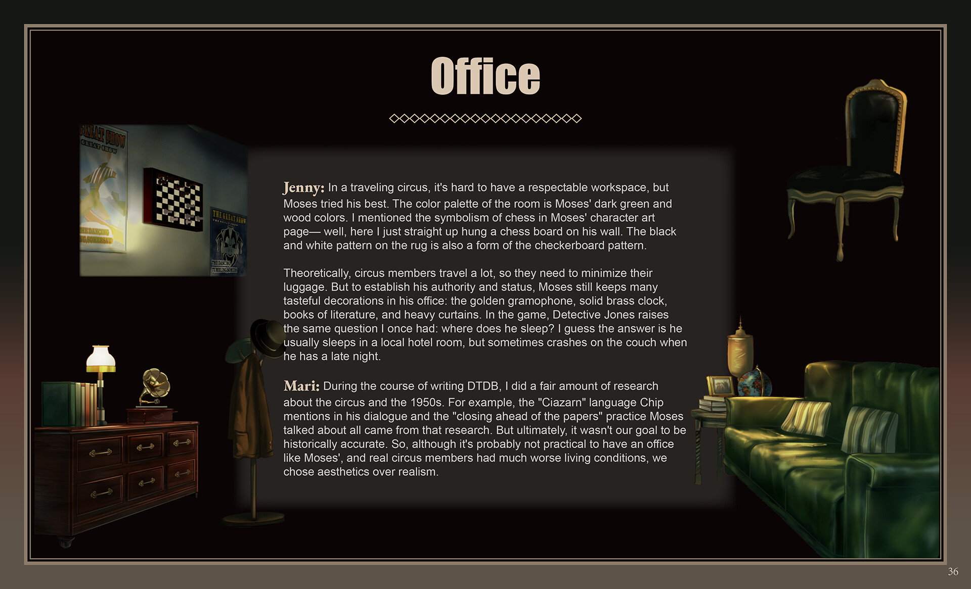 Death Trick: Double Blind Digital Artbook screenshot 3