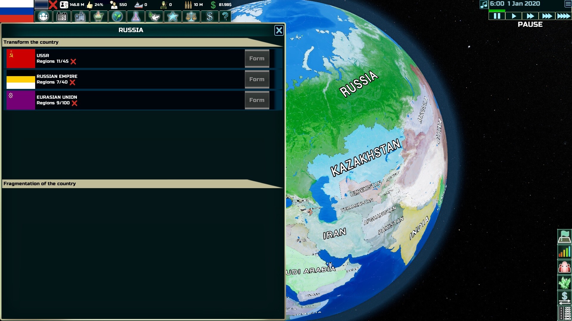 Globalism screenshot 2
