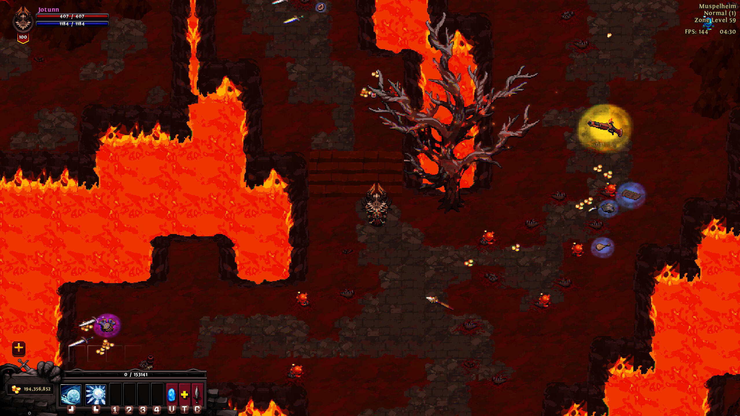 Hero Siege - Fire Demon Jötunn (Skin) screenshot 1
