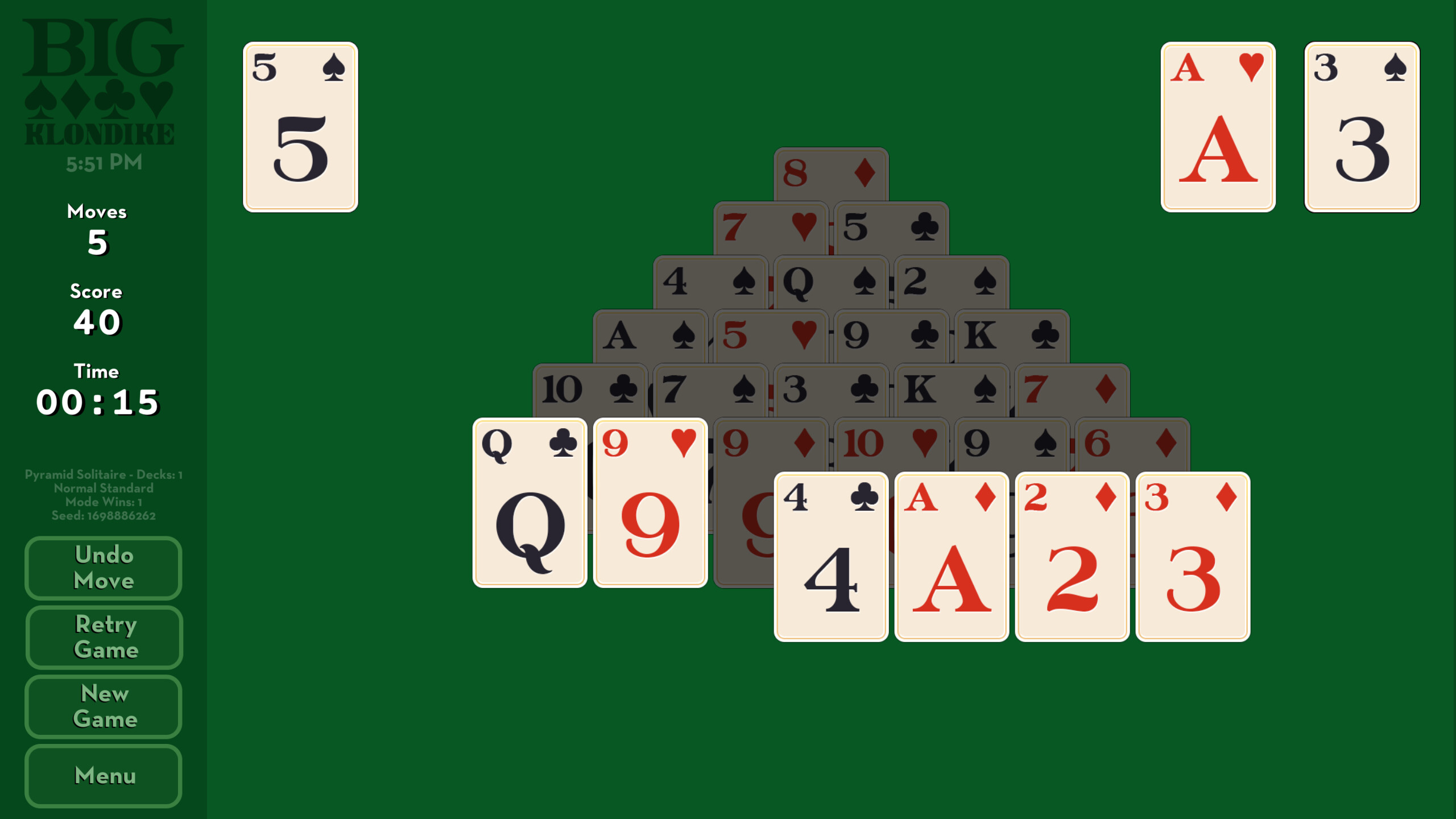 Big Klondike - Pyramid screenshot 3