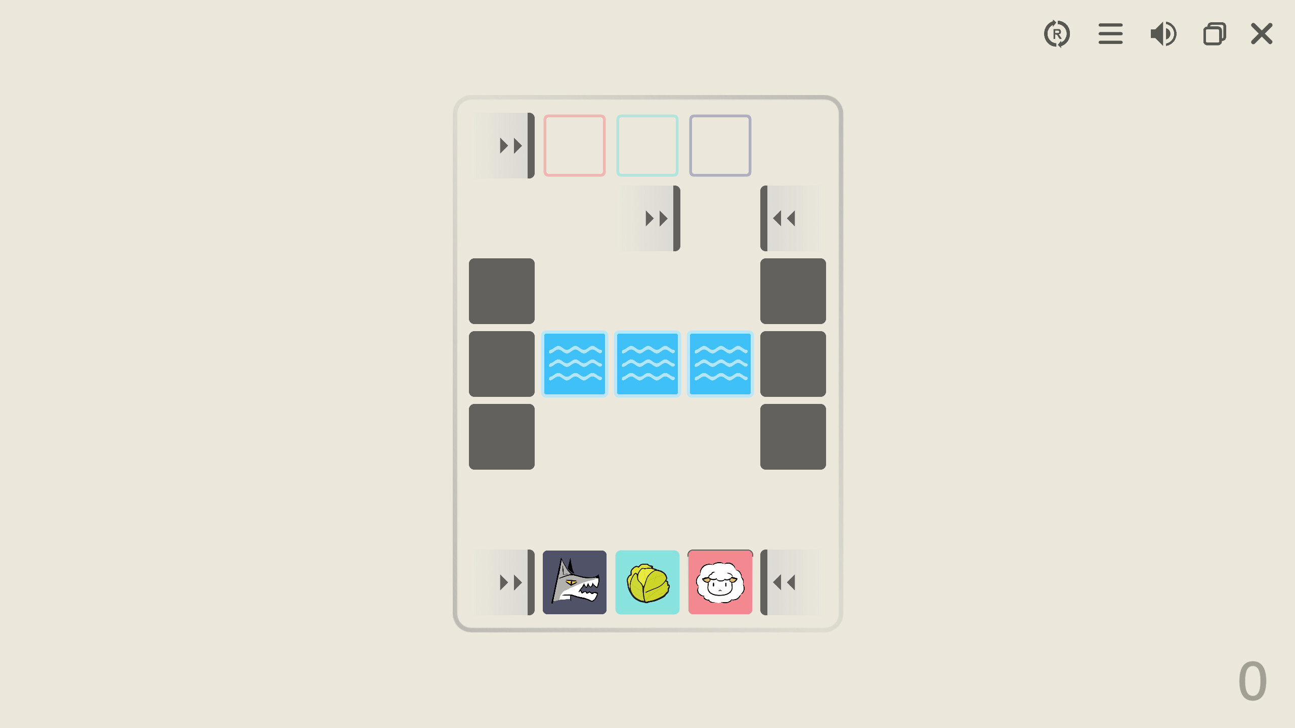 Wolf  Sheep  Cabbage screenshot 7