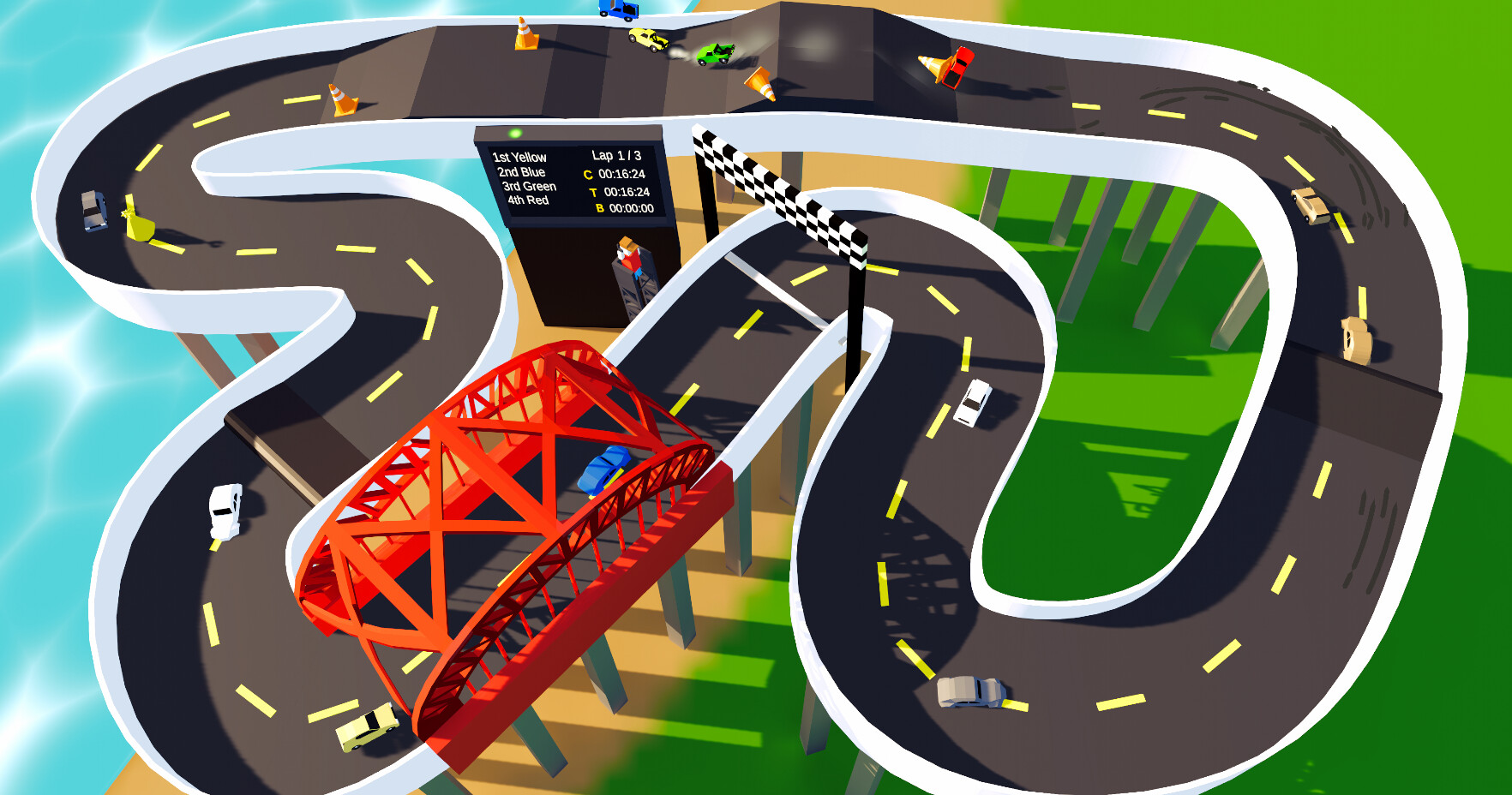 Retro Rally! screenshot 1