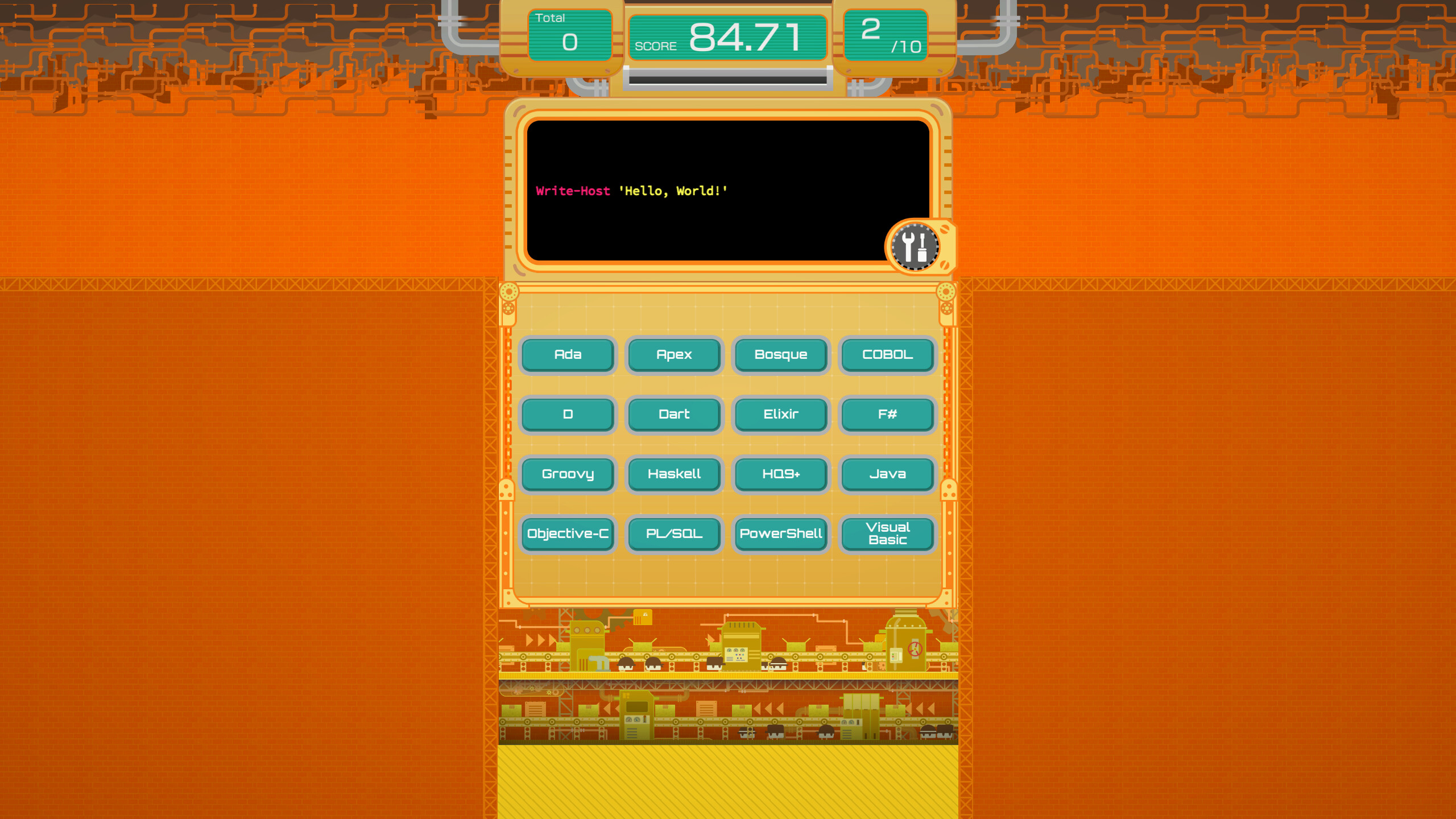 HelloWorldFactory screenshot 3