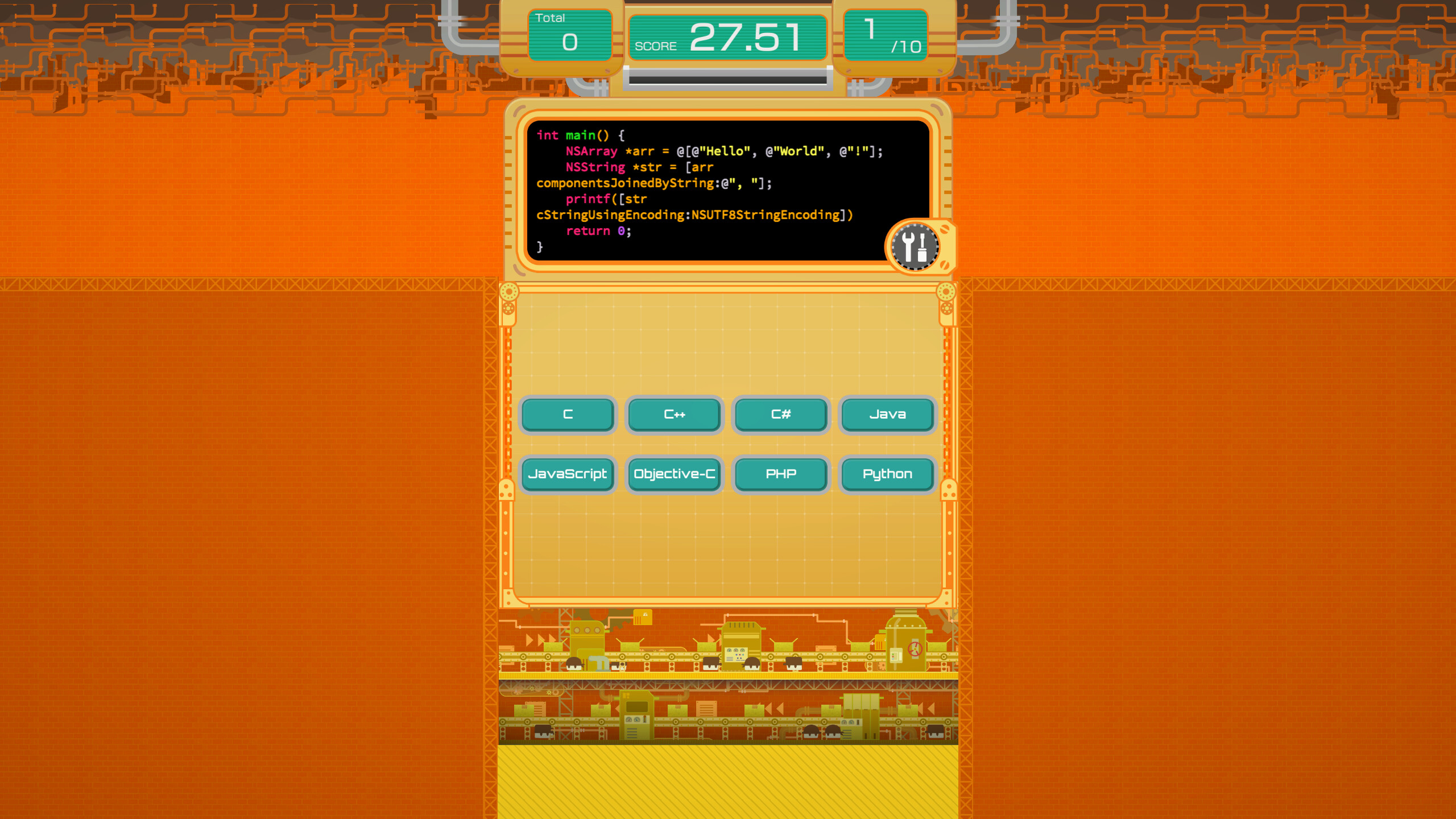 HelloWorldFactory screenshot 1