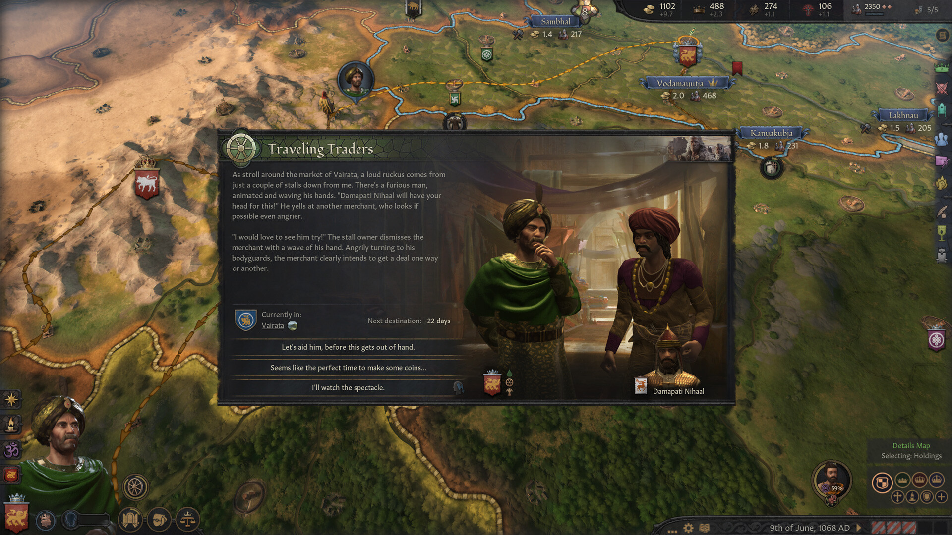 Crusader Kings III: Wandering Nobles screenshot 8