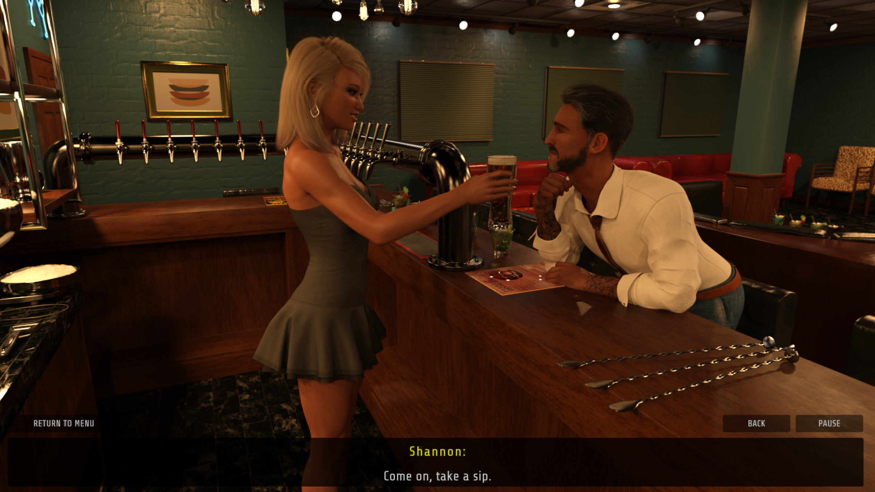Sex Simulator - Naughty Waitress screenshot 2