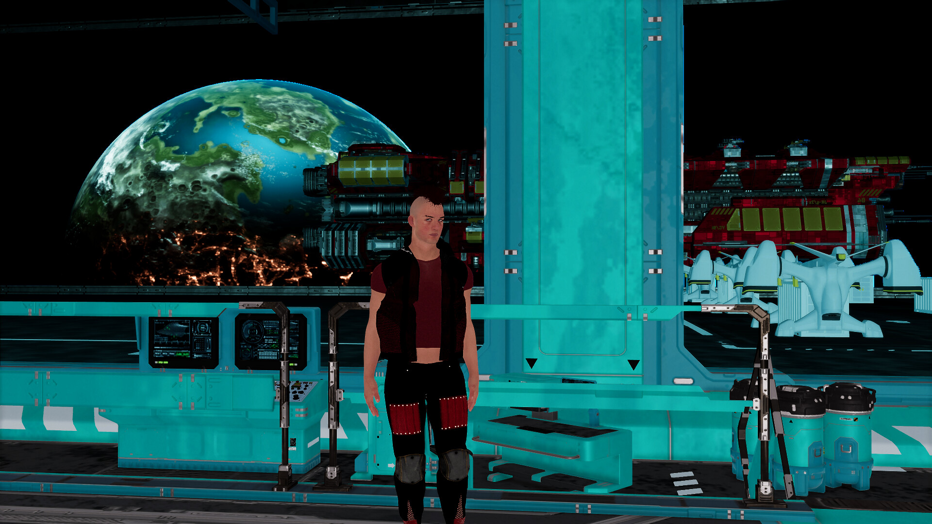 Cyberpunk men for Sci-fi builder screenshot 7