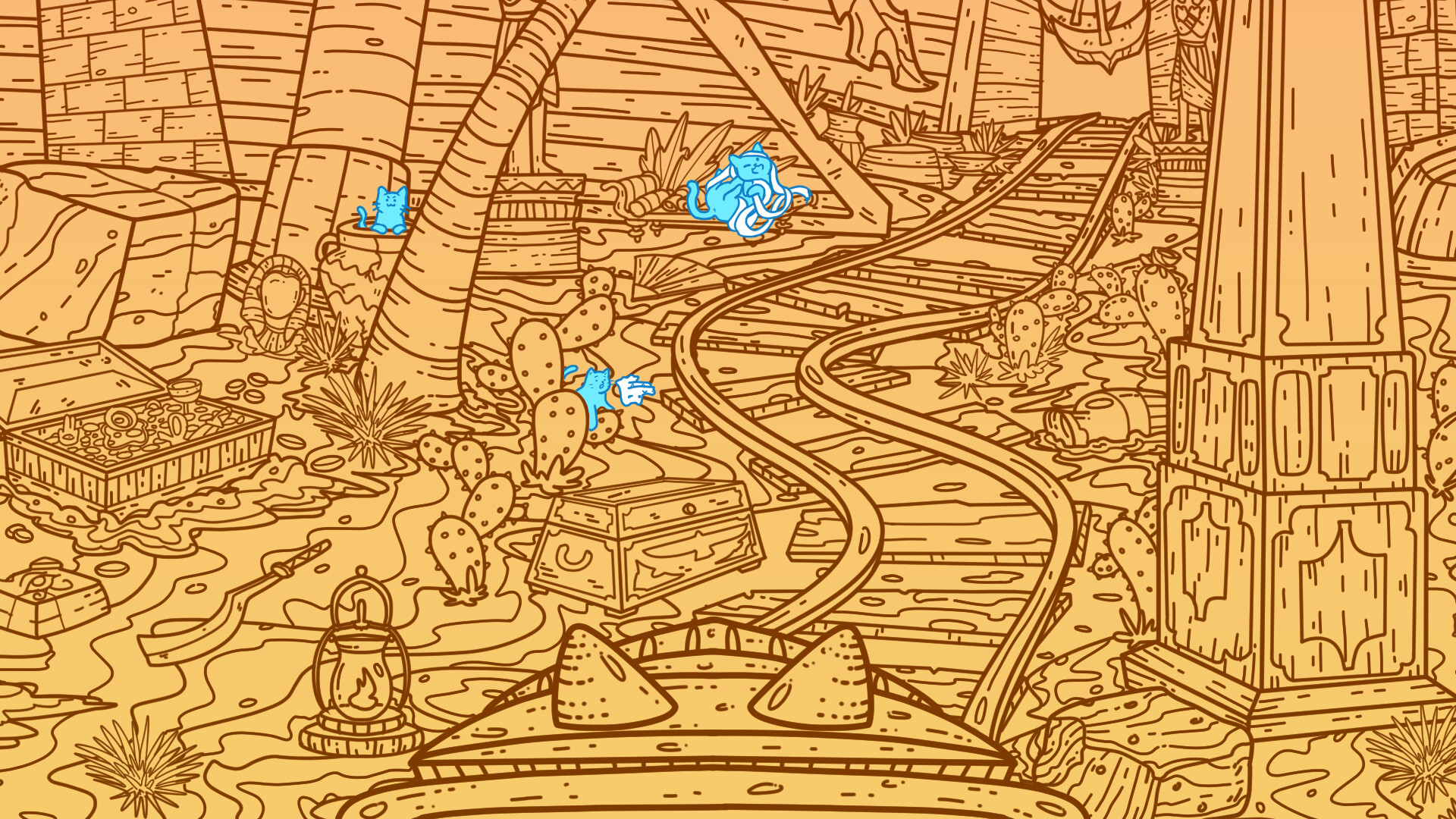 A Park Full of Cats: Haunted Ride screenshot 5