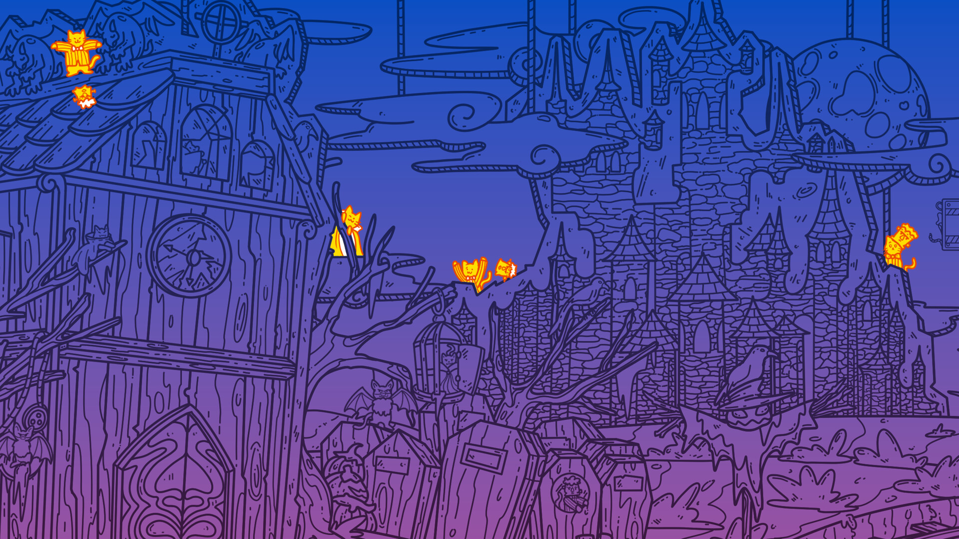 A Park Full of Cats: Haunted Ride screenshot 6