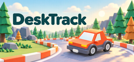 DeskTrack — Steam header