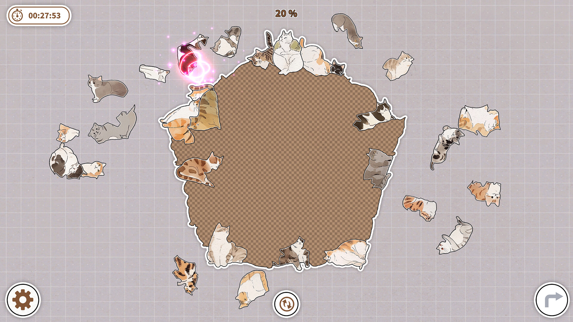 Cats Huddled Together screenshot 13