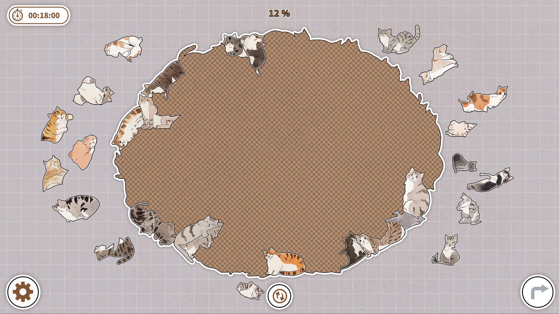 Cats Huddled Together screenshot 15
