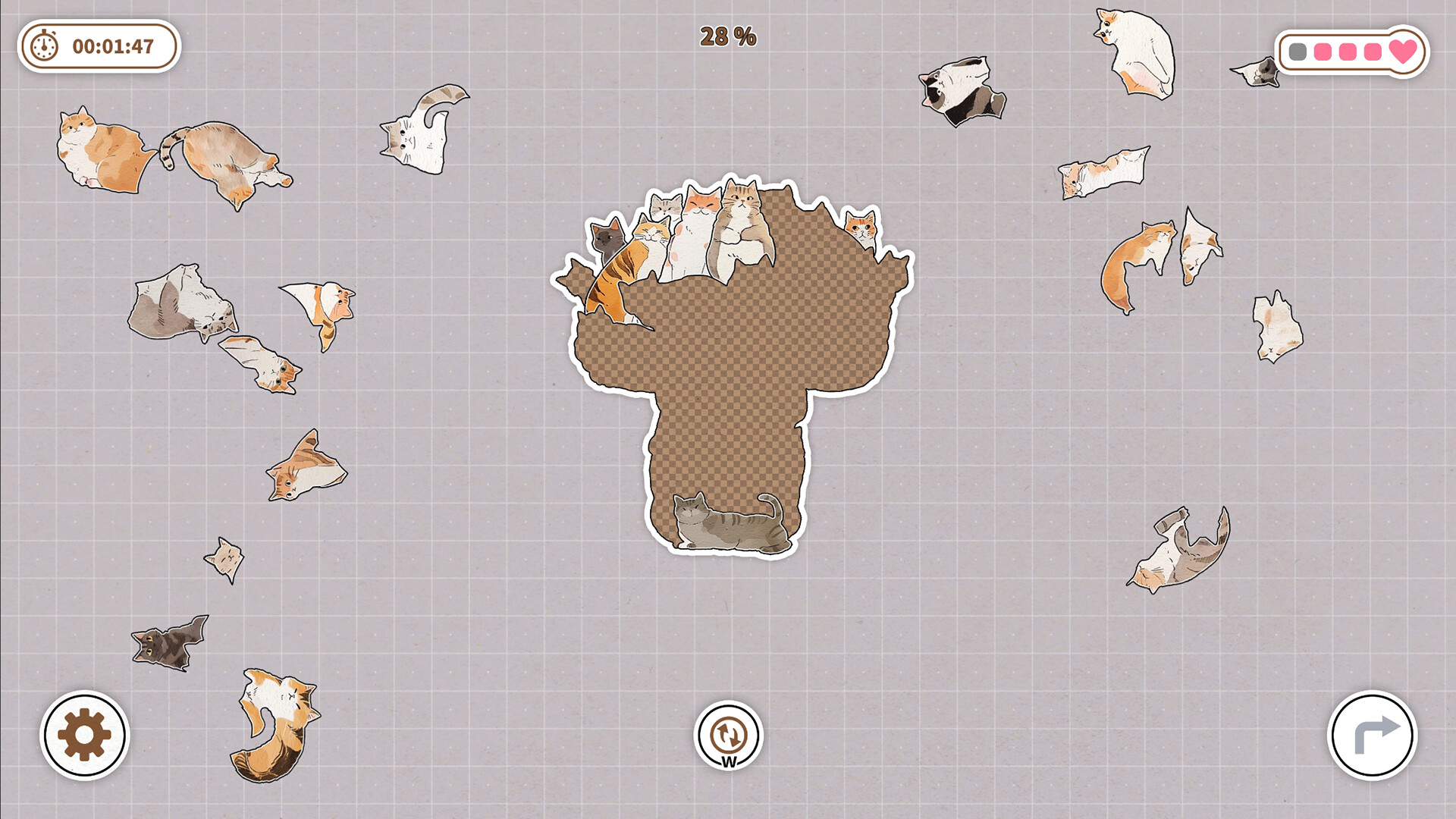 Cats Huddled Together screenshot 12