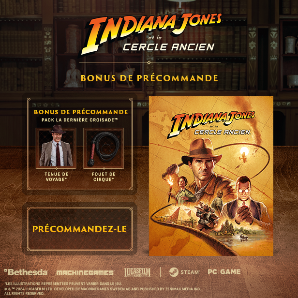 Préachetez Indiana Jones et le Cercle Ancien sur Steam