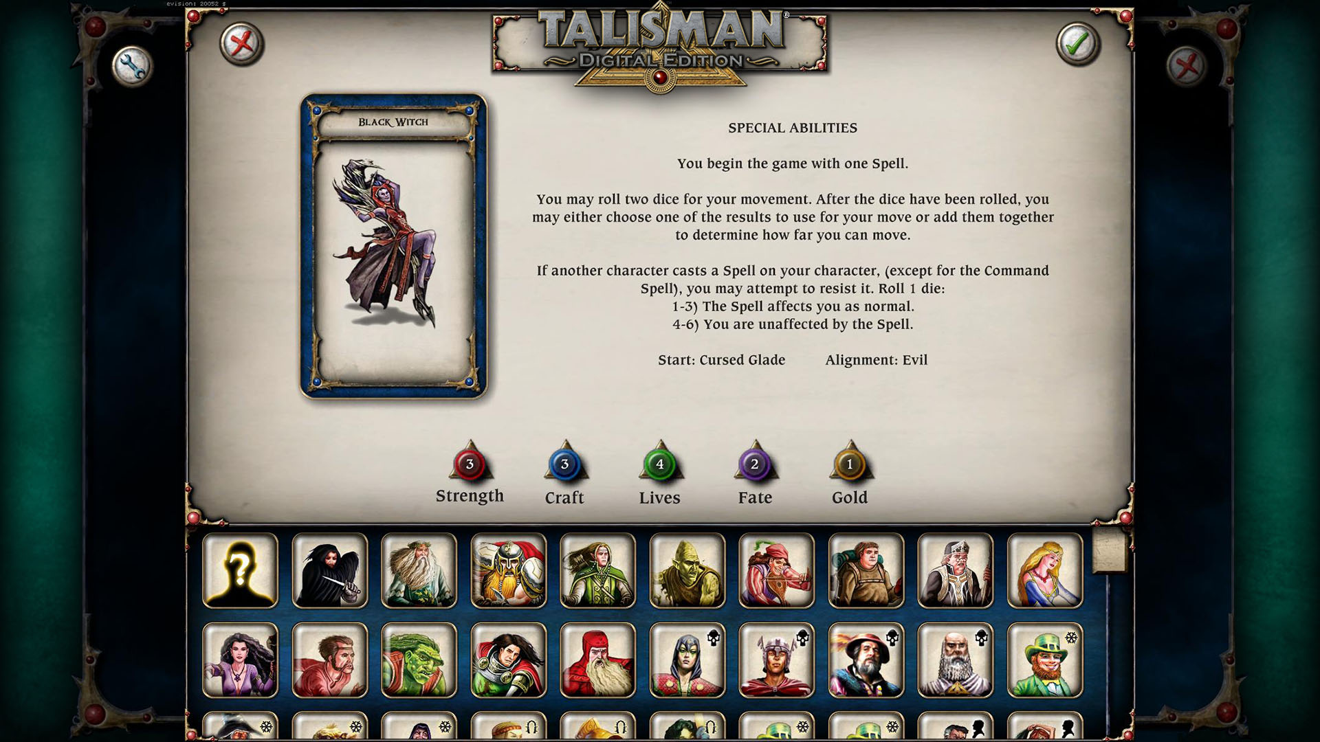 Character Pack #7 - Black Witch screenshot 2