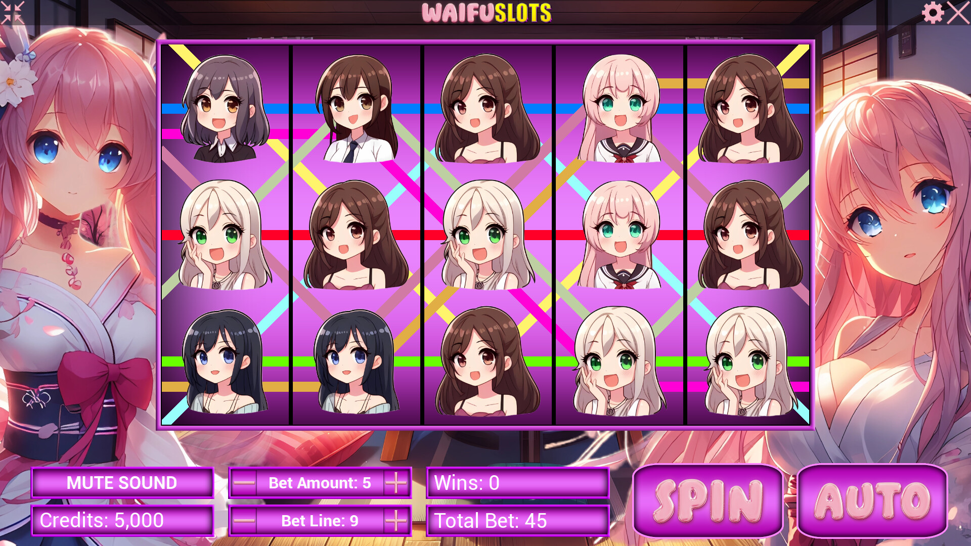 Waifu Slots screenshot 1