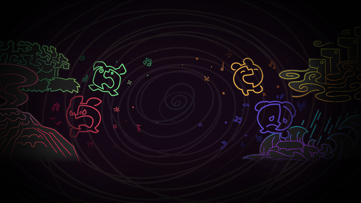 Gli indie più interessanti in uscita questa settimana 6 Lo stile a graffio su fondo nero di Monowave, con Mono e gli spiriti disegnati a linee colorate