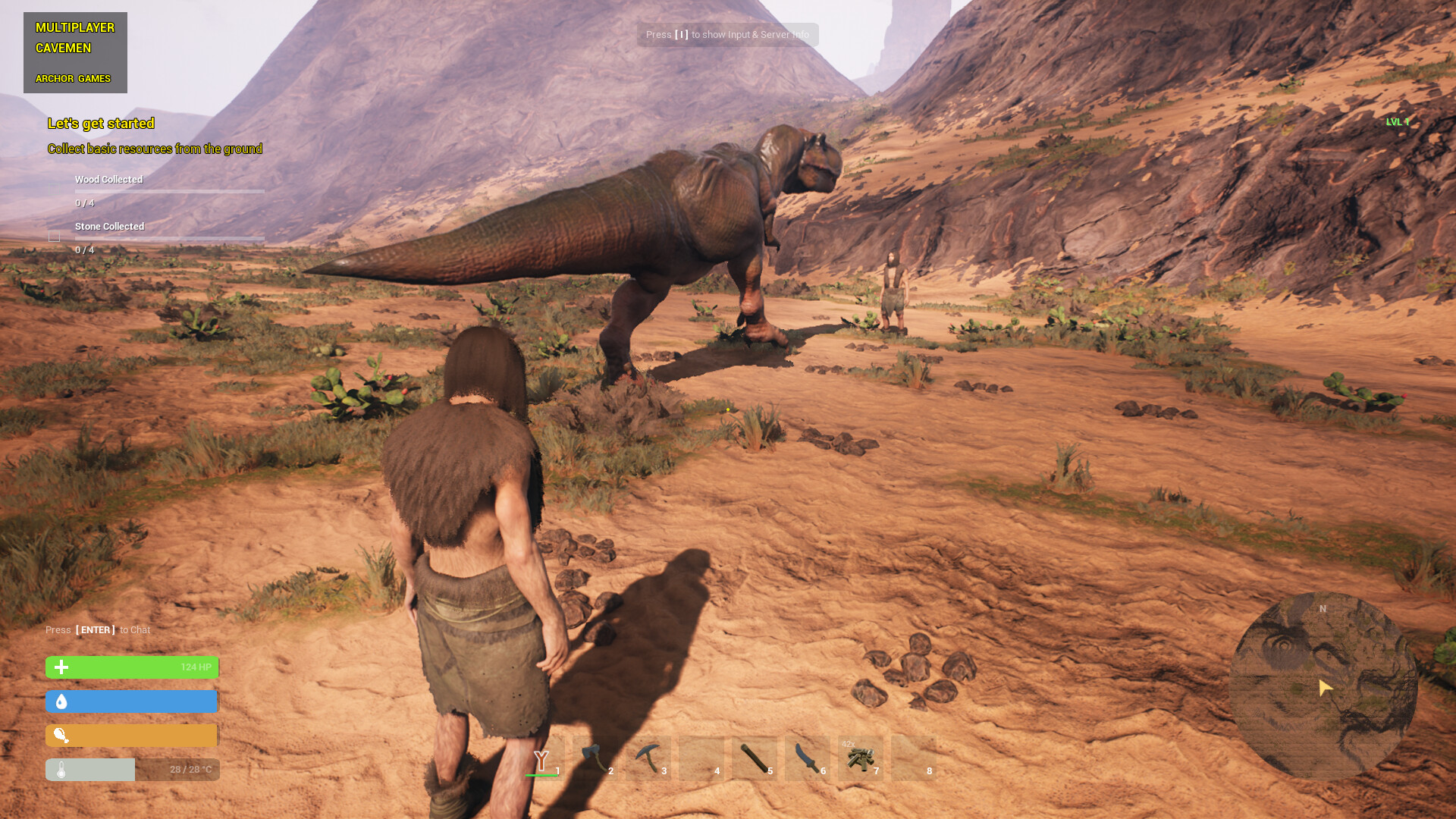 MULTIPLAYER CAVEMEN screenshot 2