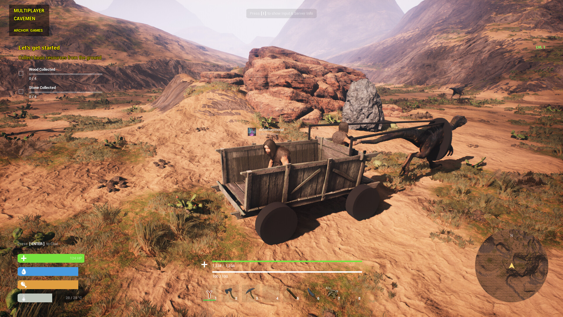 MULTIPLAYER CAVEMEN screenshot 5