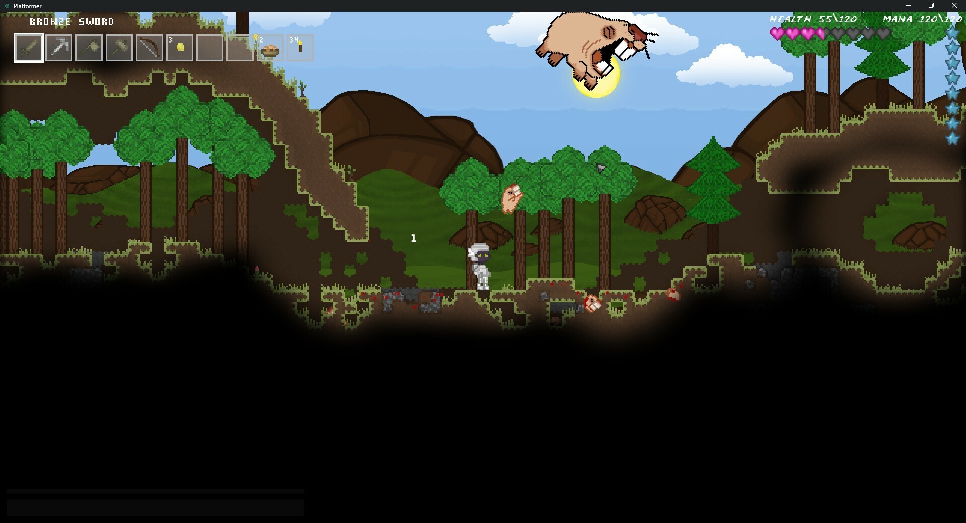 Platformer screenshot 1