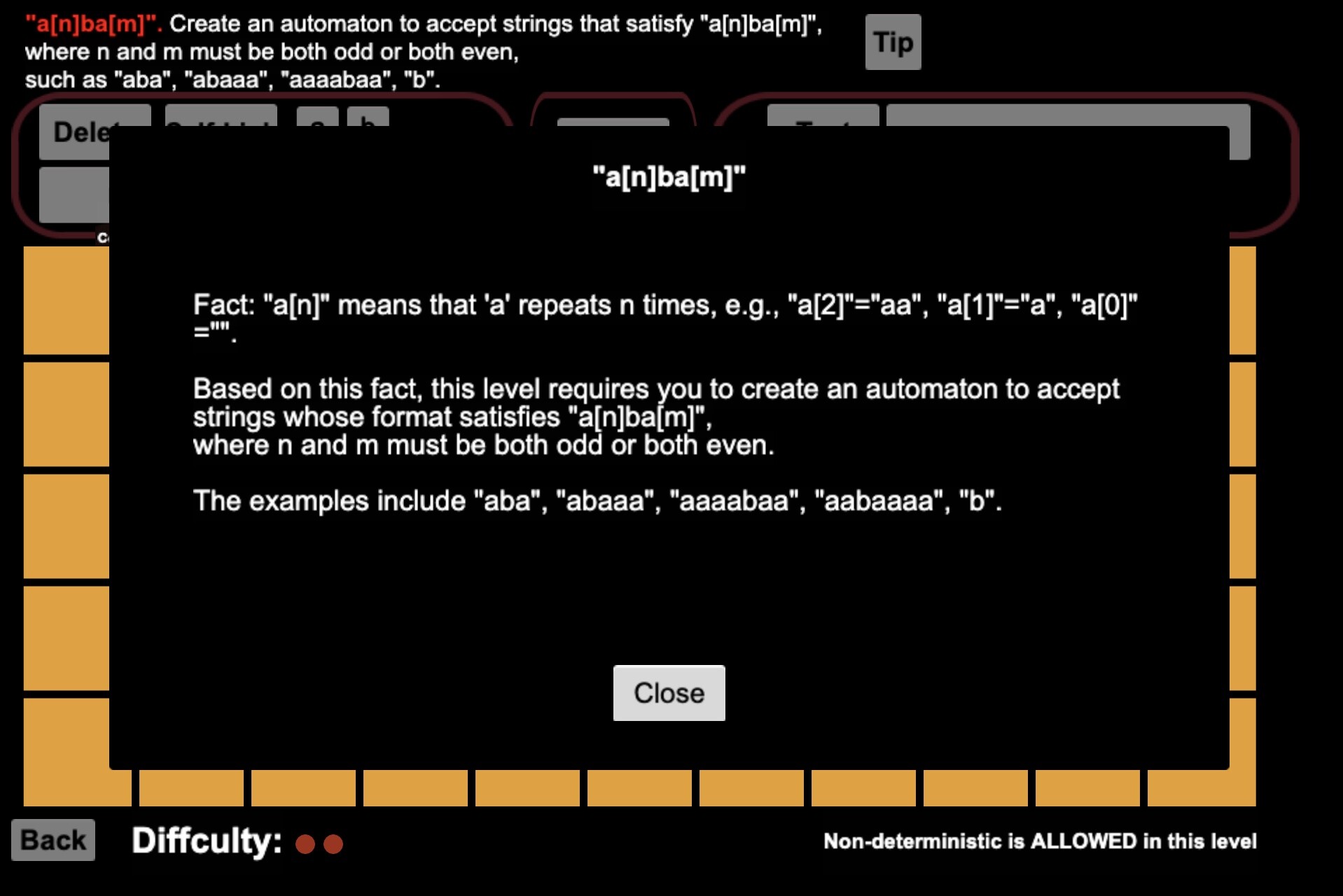 Finite State Automaton Challenges 2 screenshot 5