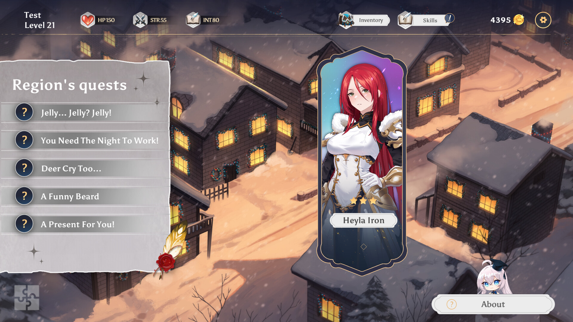 AURA: Hentai Cards - Jelly Christmas DLC screenshot 2