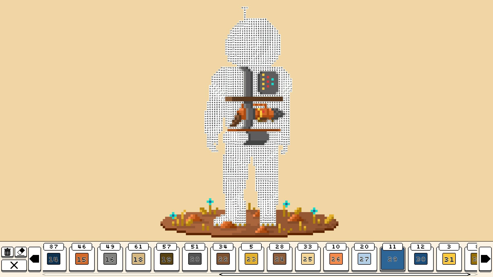 Coloring Pixels - Onion Pack screenshot 2